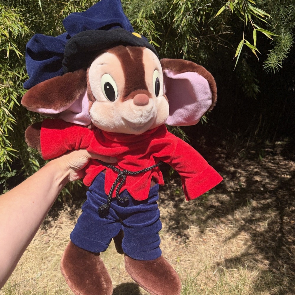 VTG  1986 Sears Fievel Mousekewitz Large 23" Plush American Tail